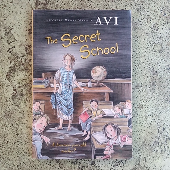 👩Secret School Avi Junior Chapter Historical Fiction Book Homeschool Classroom - Picture 1 of 7